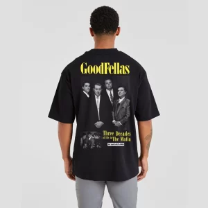 Playera DripCULTURE Oversized "GoodFellas" Negro